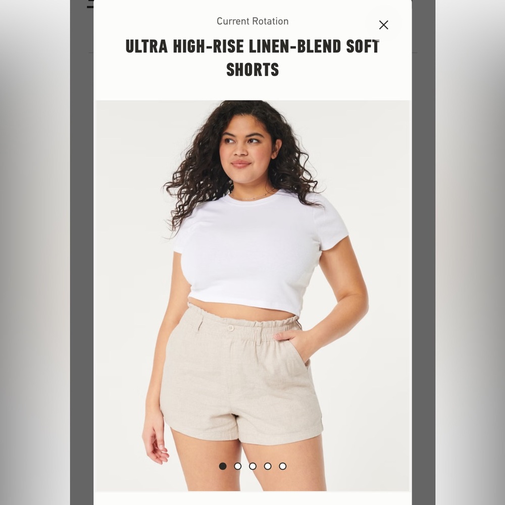 Hollister linen shorts
